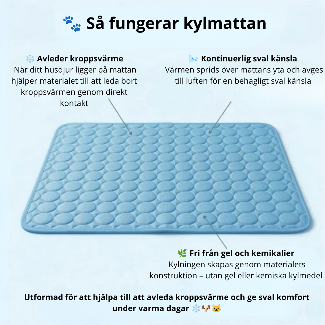Kylmatta för Hund & Katt